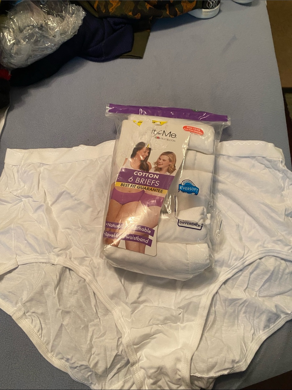 White Cotton Briefs 6-Pack